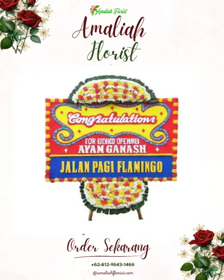 Sewa Papan Bunga Kayugiyang